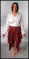 Handkerchief Hem Skirt